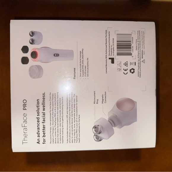 Therabody TheraFace PRO - White and Pink - Picture 2 of 2